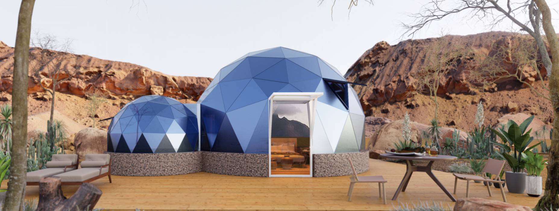 连云区球形智能光伏玻璃星空房